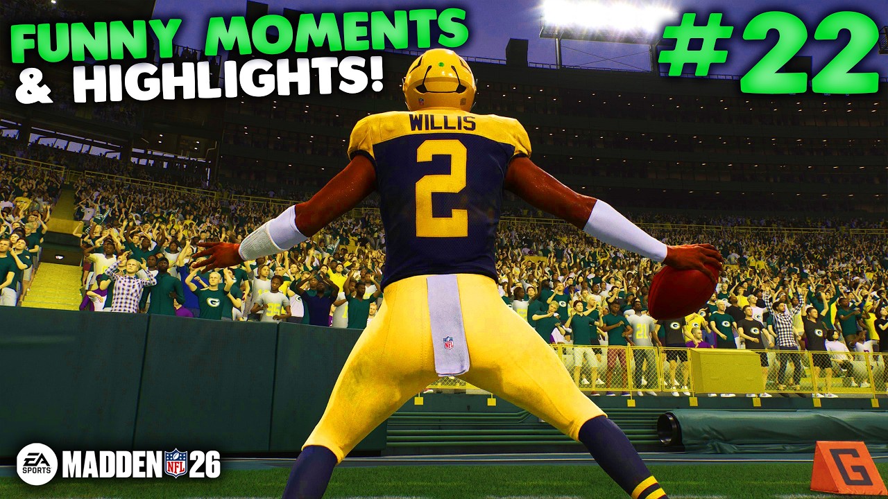 Уиллис спасает положение! - Смешные моменты и лучшие эпизоды Madden 26 #22!