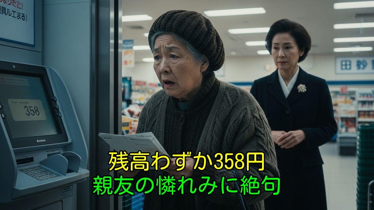 残高358円の絶望。年金を盗んだ夫の正体…親友の憐れみに涙。