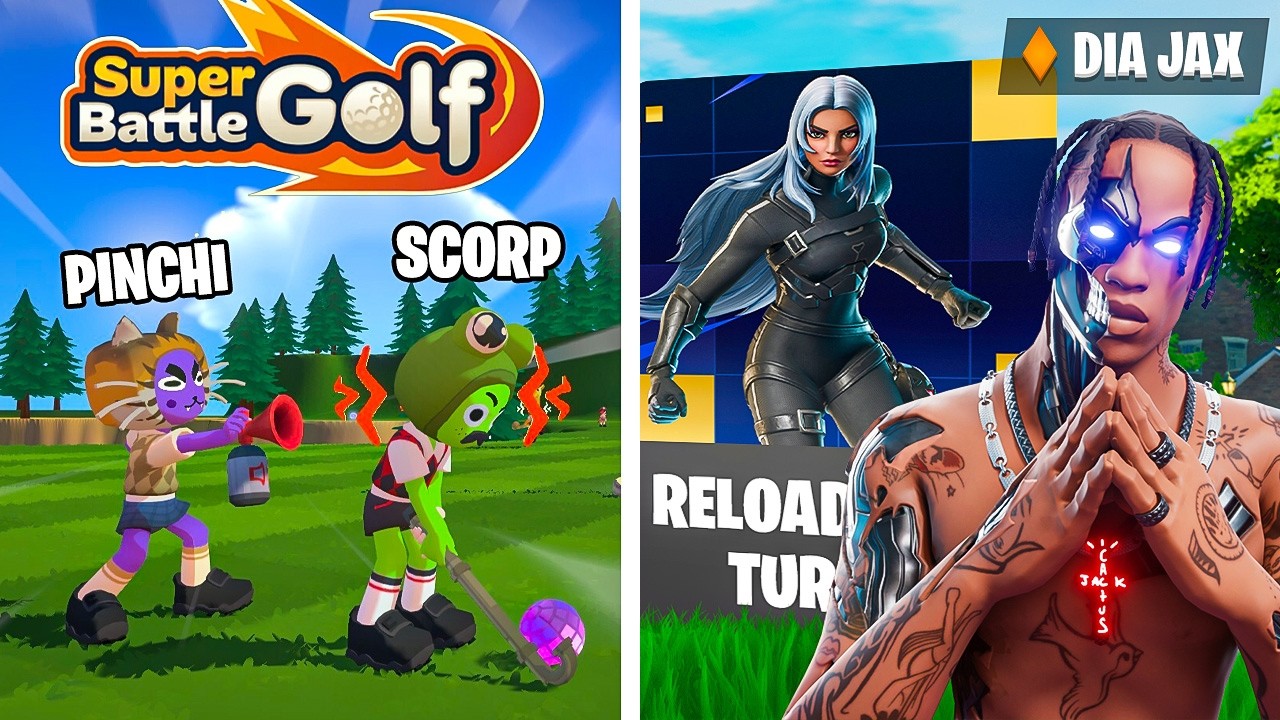 USPE DIA JAXU IN POWEERJU QUALAT? | Super Battle Golf ➜ Fortnite