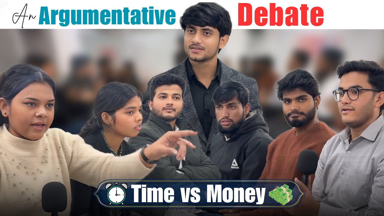 An Argumentative Debate on Time vs Money  | English Speaking | Beginners Debate 