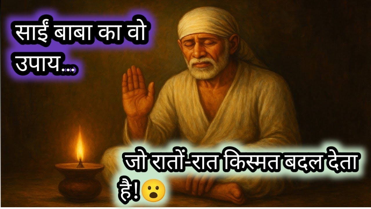 “रातों-रात किस्मत पलट देने वाला साईं बाबा का पवित्र उपाय”#saikripa #shradhasaburi #sairam #saibaba