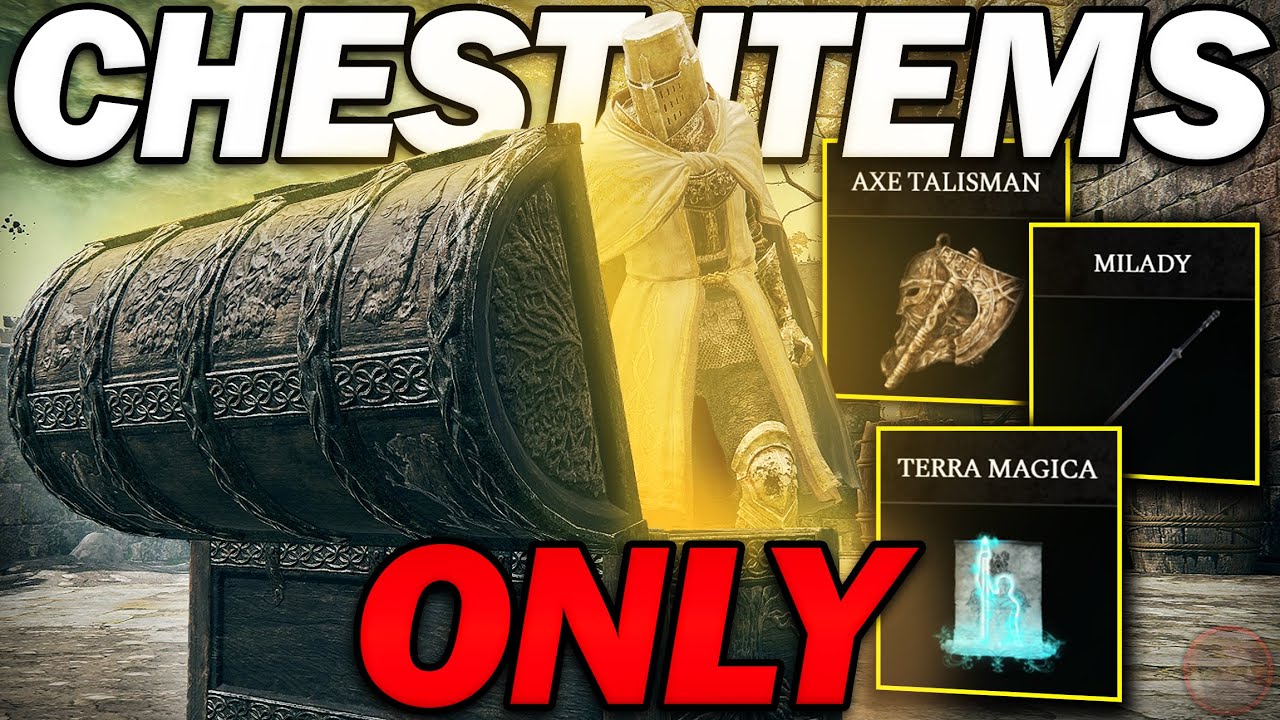 Elden Ring, but I can ONLY use items FOUND IN CHESTS!