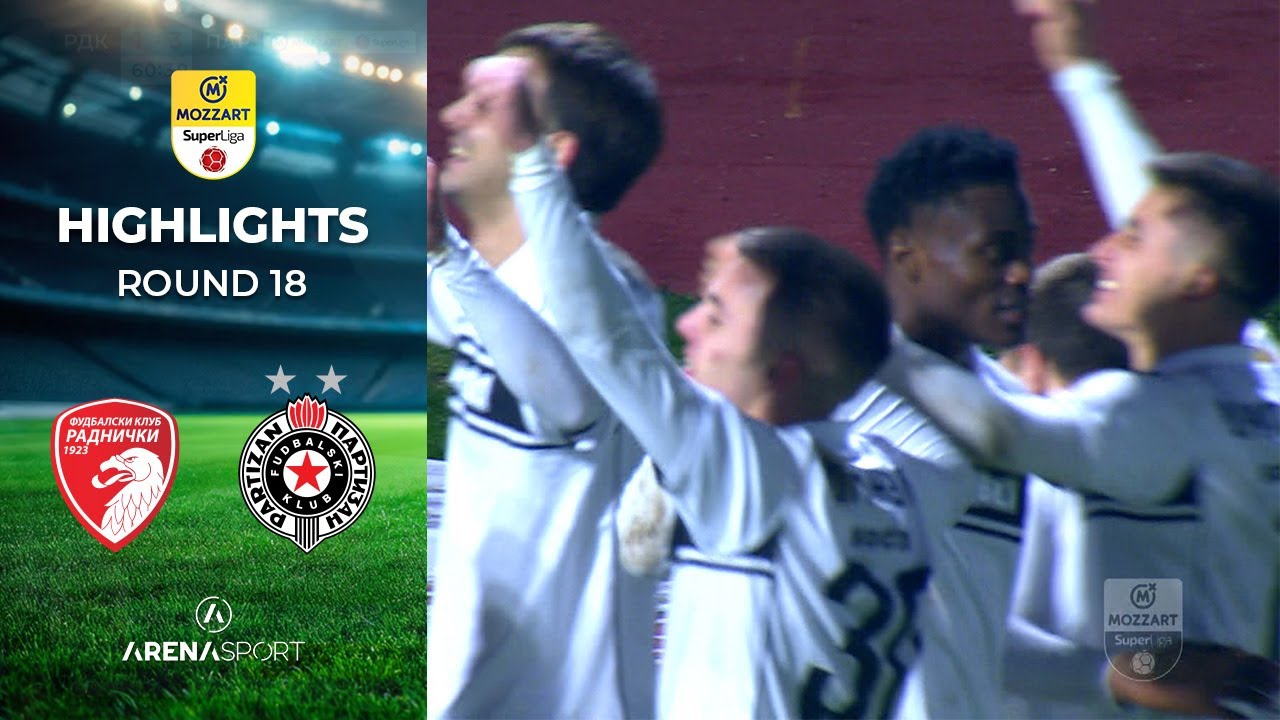 MOZZART BET SUPERLIGA SRBIJE (18. kolo): Radnički 1923 - Partizan 2:4 I 07. decembar 2025.