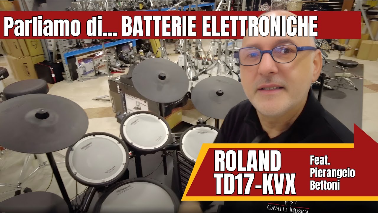 ROLAND TD17KVX Batteria elettronica Feat. Pierangelo Bettoni