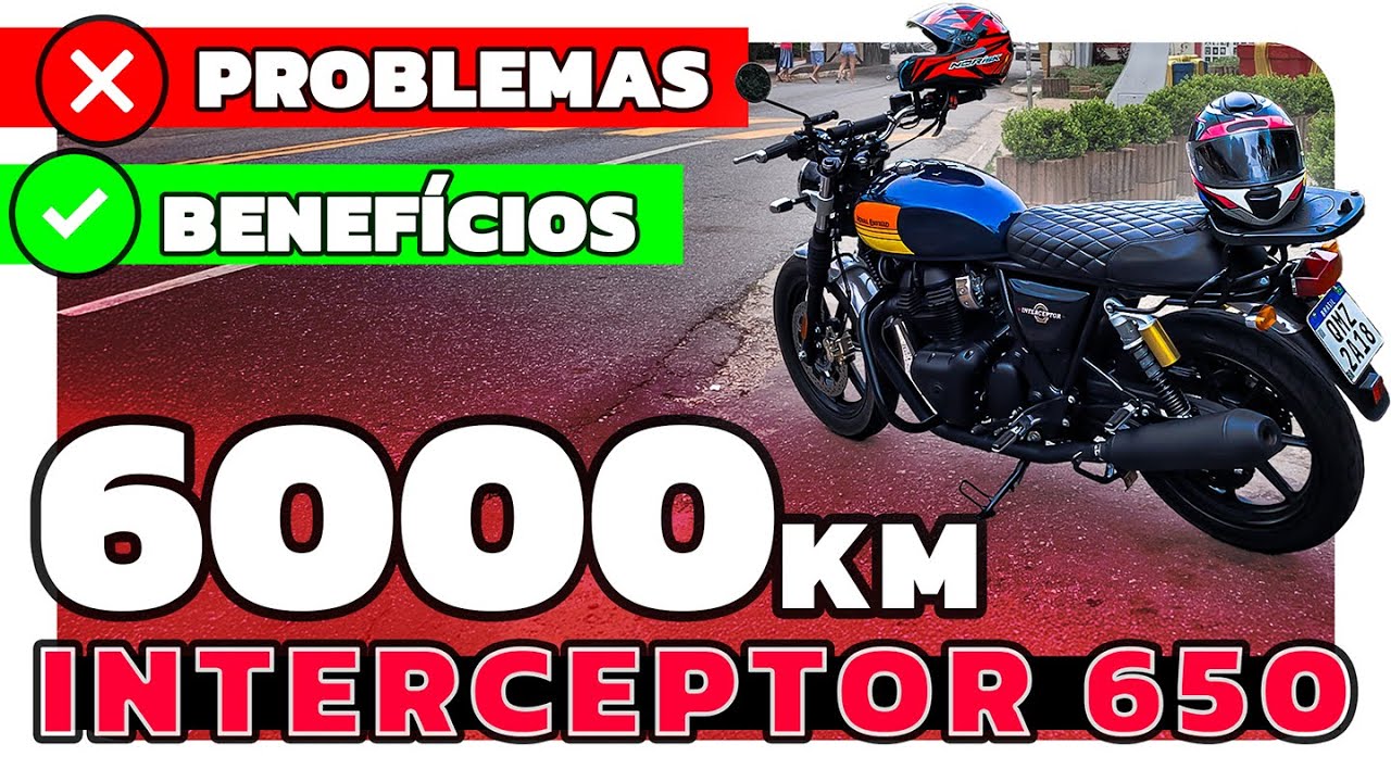Os PROBLEMAS e os BENEFÍCIOS da minha ROYAL ENFIELD INTERCEPTOR 650