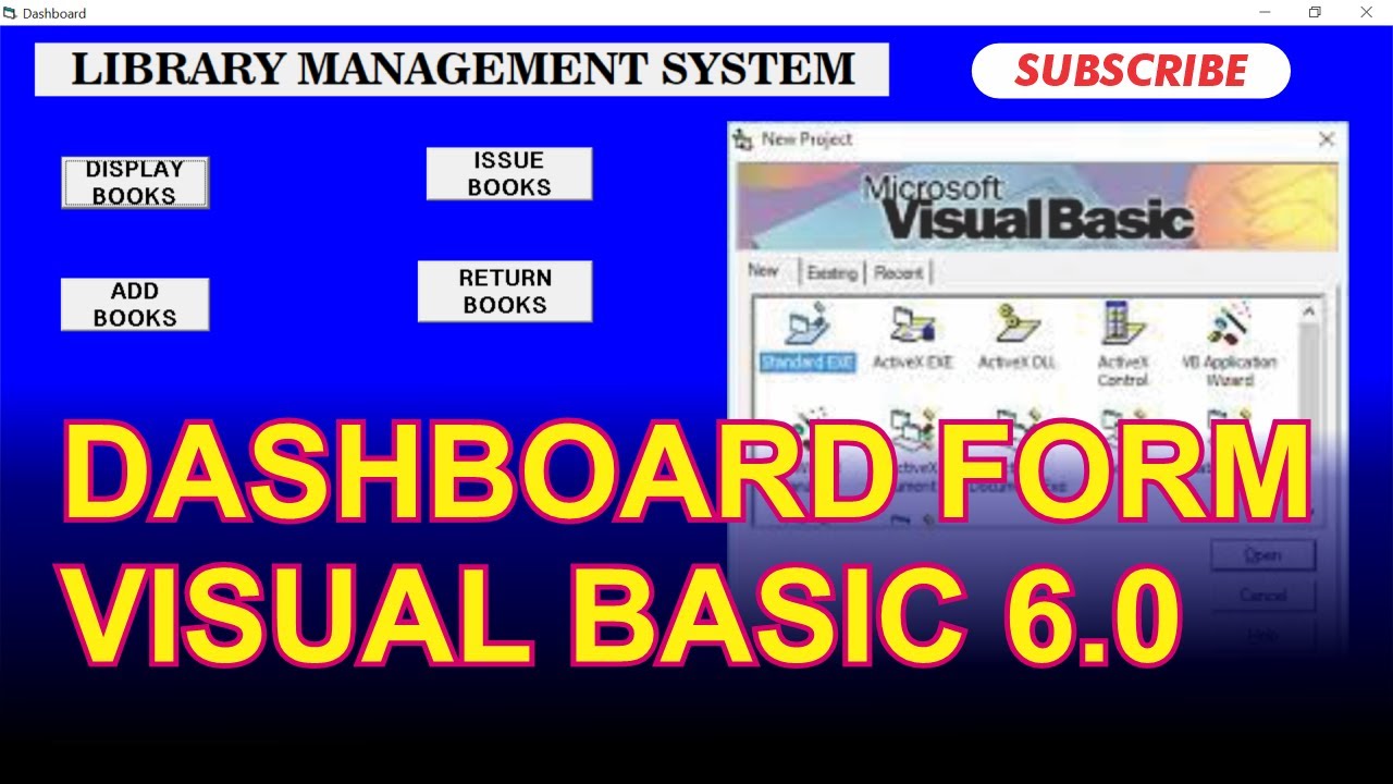 Как создать форму панели мониторинга Visual Basic. VB6.0 #VisualBasic6
