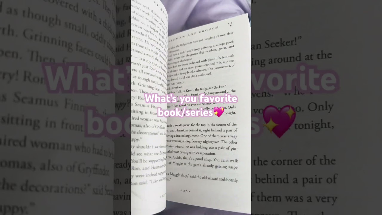 Comment your fav book/series