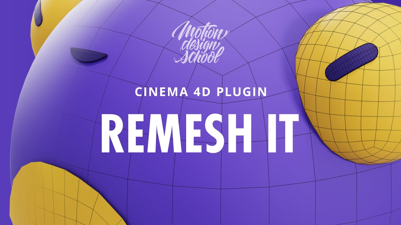Простая ретопология ваших 3D-моделей — Учебное пособие по Cinema 4D
