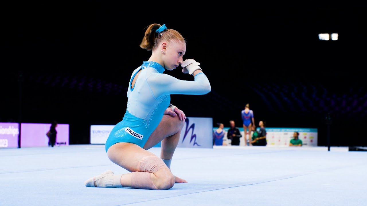 Arianna Belardelli (ITA) - FX - Podium Training - 2023 World Championships Antwerp