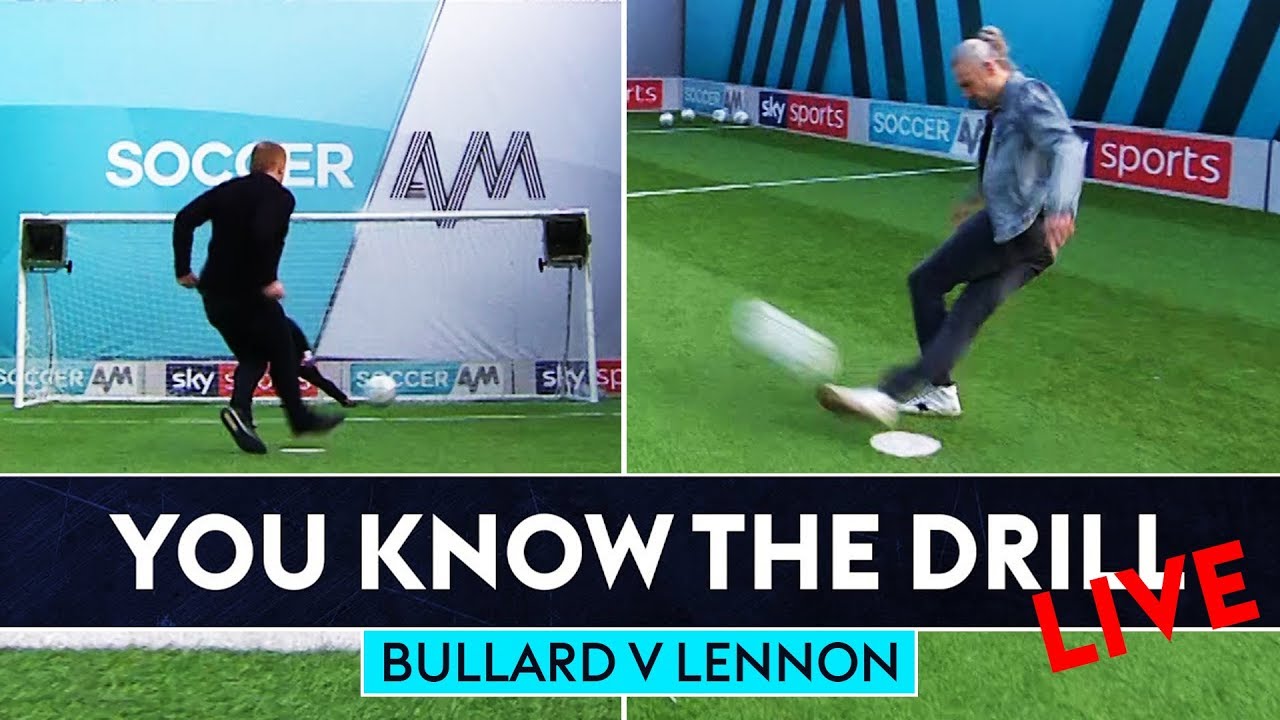 Can Jimmy nail rabona Top Bin? | Jimmy Bullard v Neil Lennon | You Know The Drill Penalty Challenge