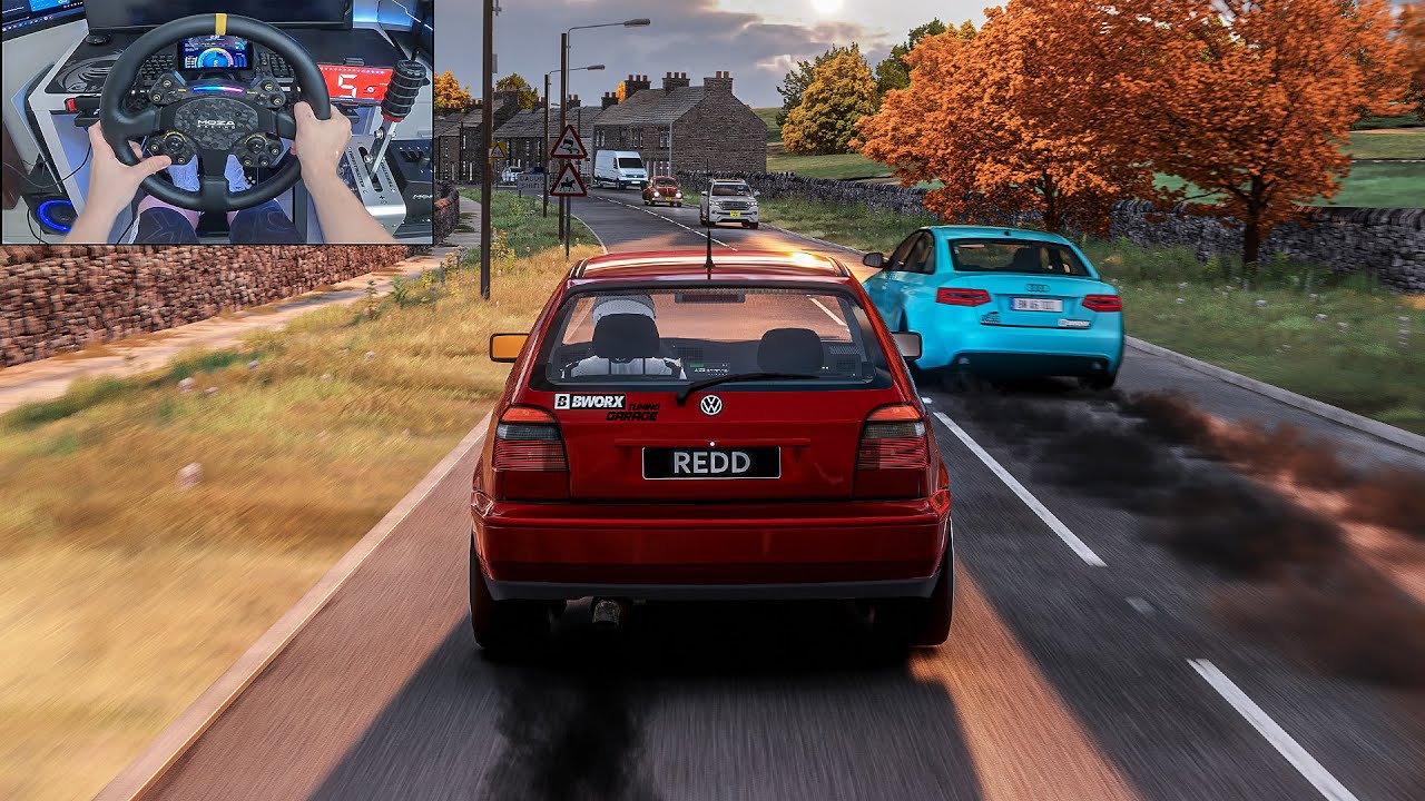 500HP 1.9 TDI VW Golf MK3 with NOS Vs 600HP 3.0 TDI Audi A6 - Assetto Corsa | Moza R9 + VR