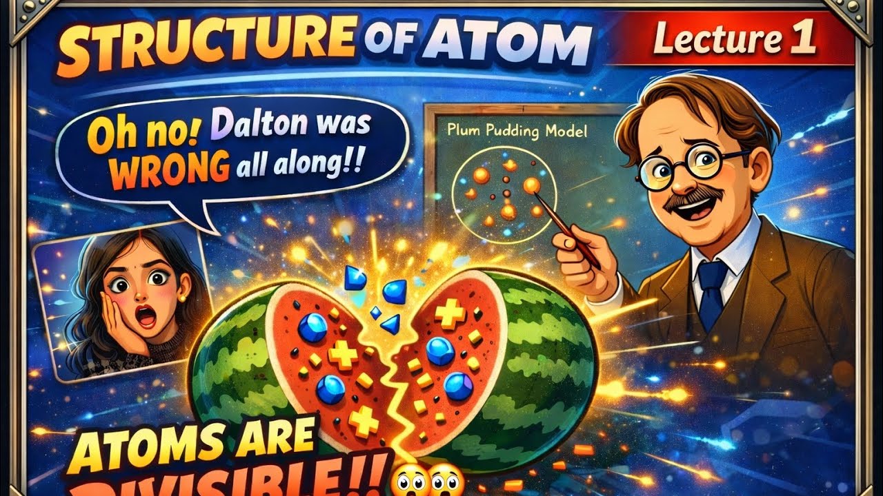 Getting better at Structure of atom⚛️ || Grade 9th || Lecture 1 || Harshita Asnani