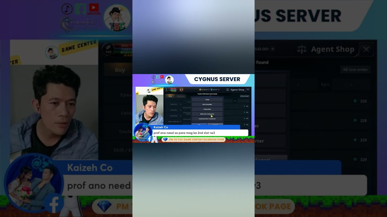 eto panlagay ng slot sa bike #cabalinfinitecombo      #tscgamecenter      #proftsc