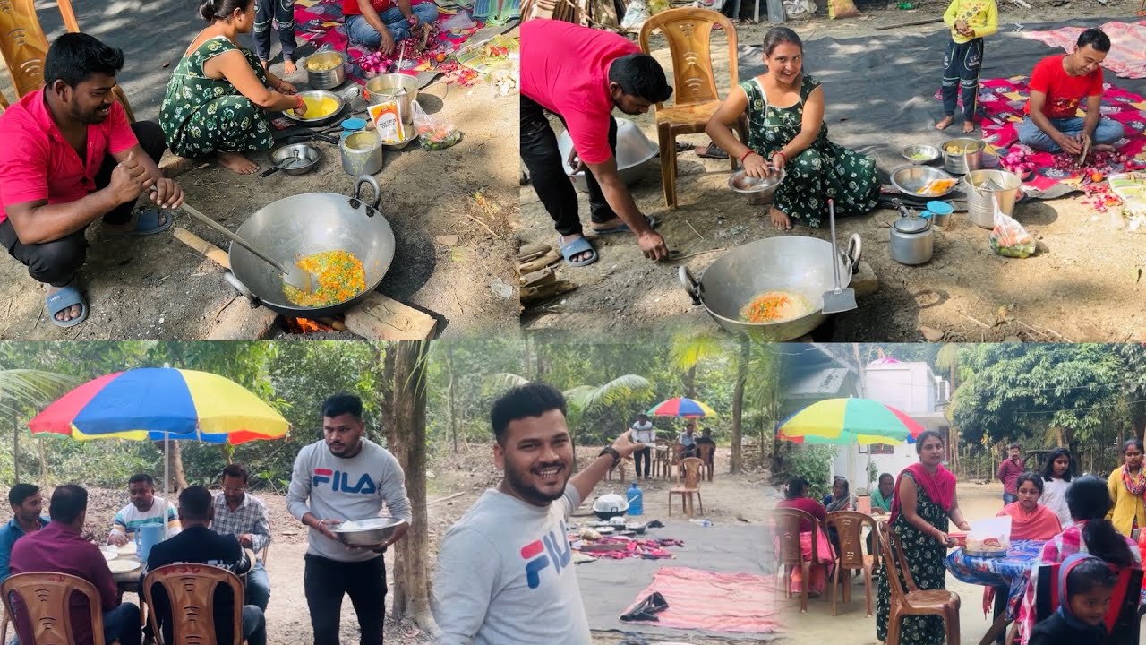 আসাম থেকে লোক জন এসেছেন আমাদের বাগানে পিকনিক করতে 😍 @RDBoyesVicky