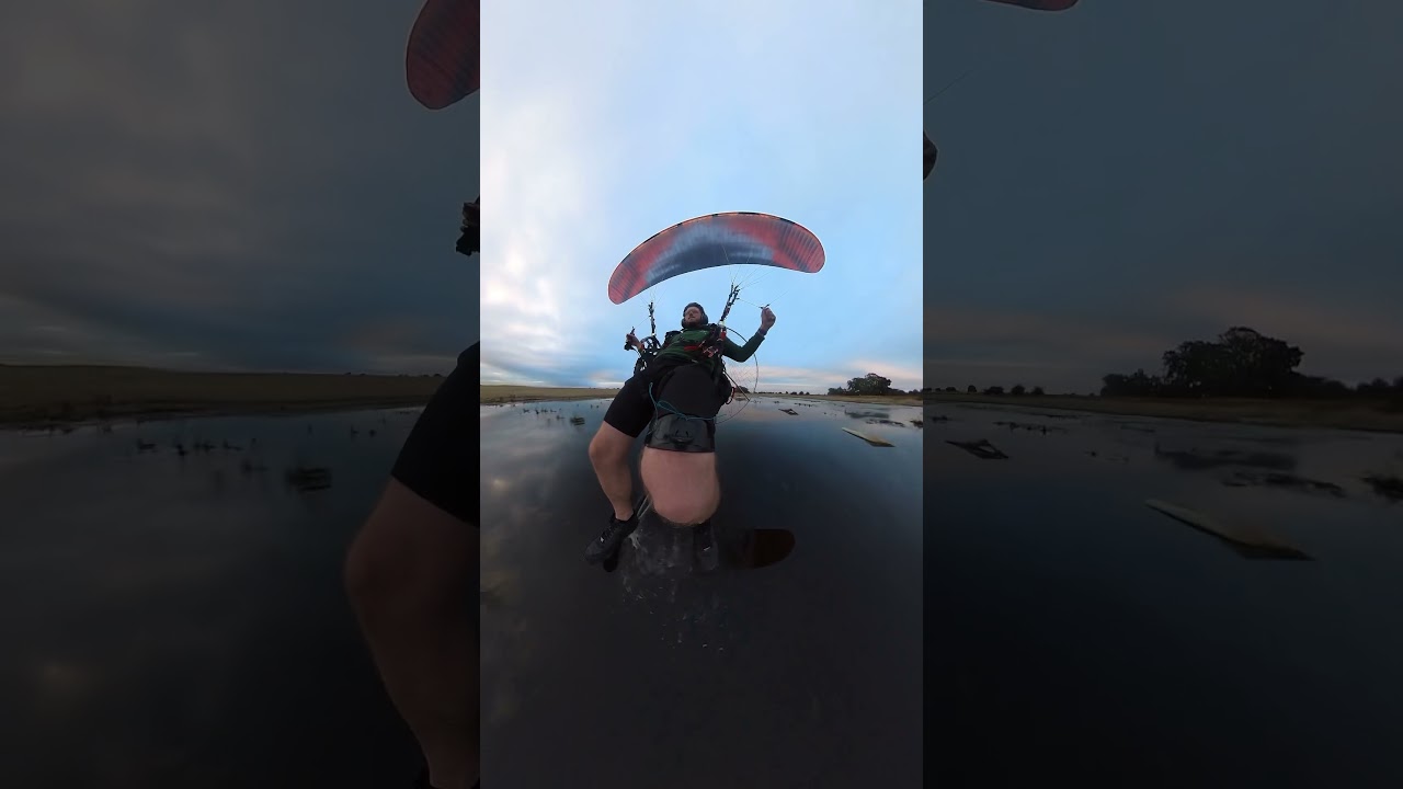 Foot dragging my life away! #flying #paramotor #paragliding #paraglider #aviation #sky #pilot #beaut