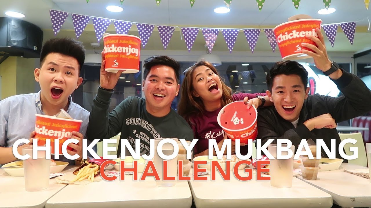 Unlimited Chickenjoy!! (Jollibee Mukbang Challenge)