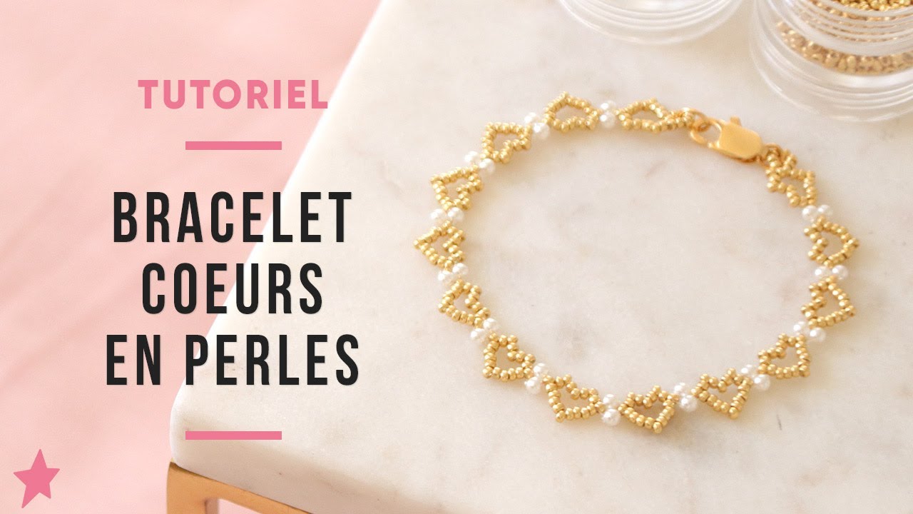 TUTO | Bracelet Coeur en Perles de Rocailles - DIY Bijou Saint-Valentin