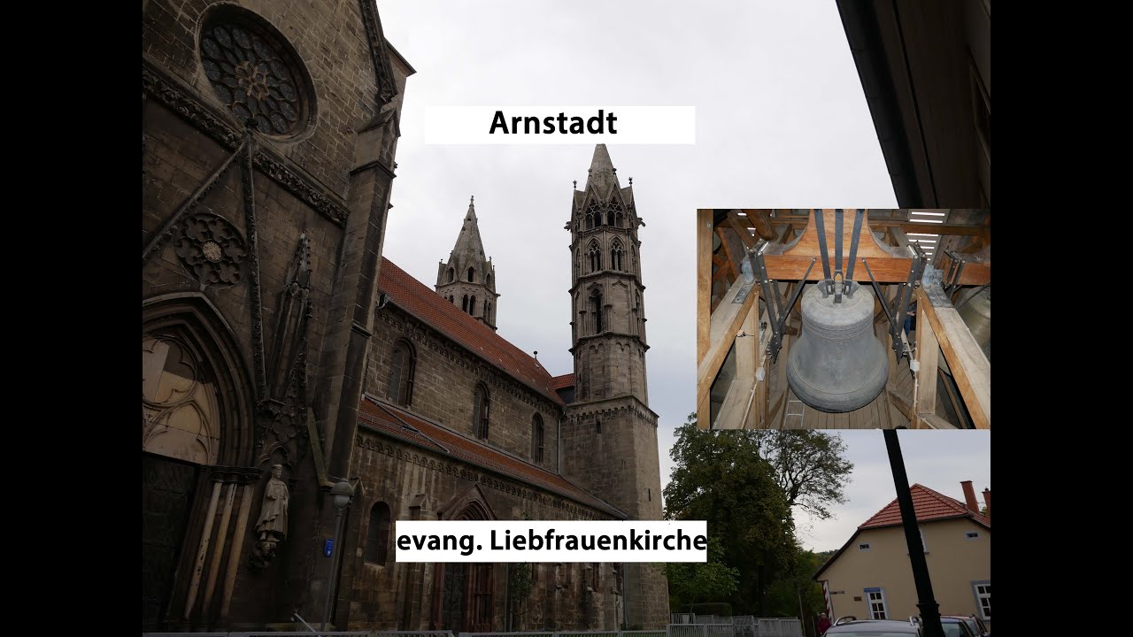 Arnstadt [D.-ARN] - evang. Liebfrauenkirche, Geläutepräsentation (Turmaufnahme)