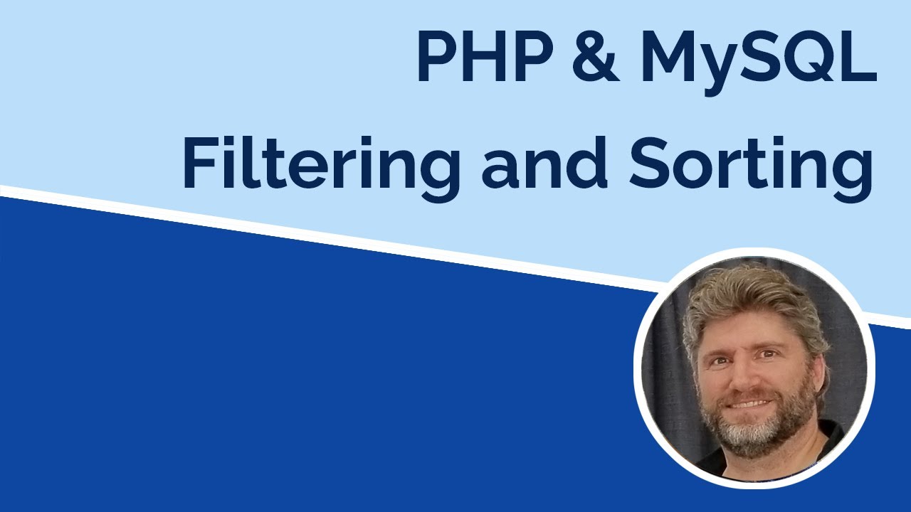 Filtering and Sorting with PDO and MySQL