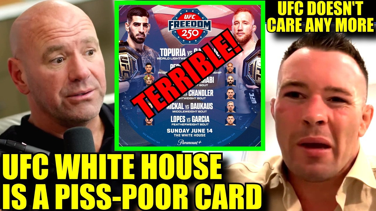 Even Dana White knows the WHITE HOUSE CARD SUCKS!, Cyborg fires back at Ronda, Colby Covington