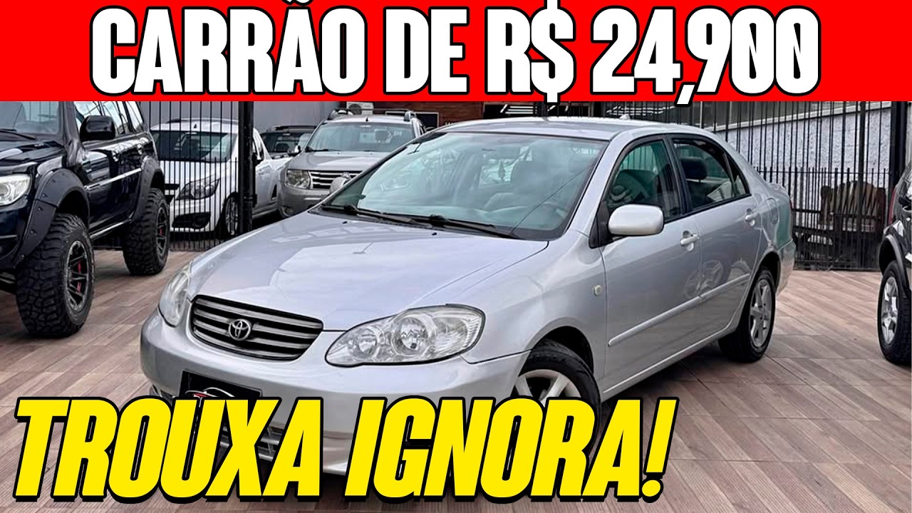 💣 SÓ TANQUE DE GUERRA!!! 10 CARROS USADOS QUE VALEM A PENA COMPRAR EM 2026!