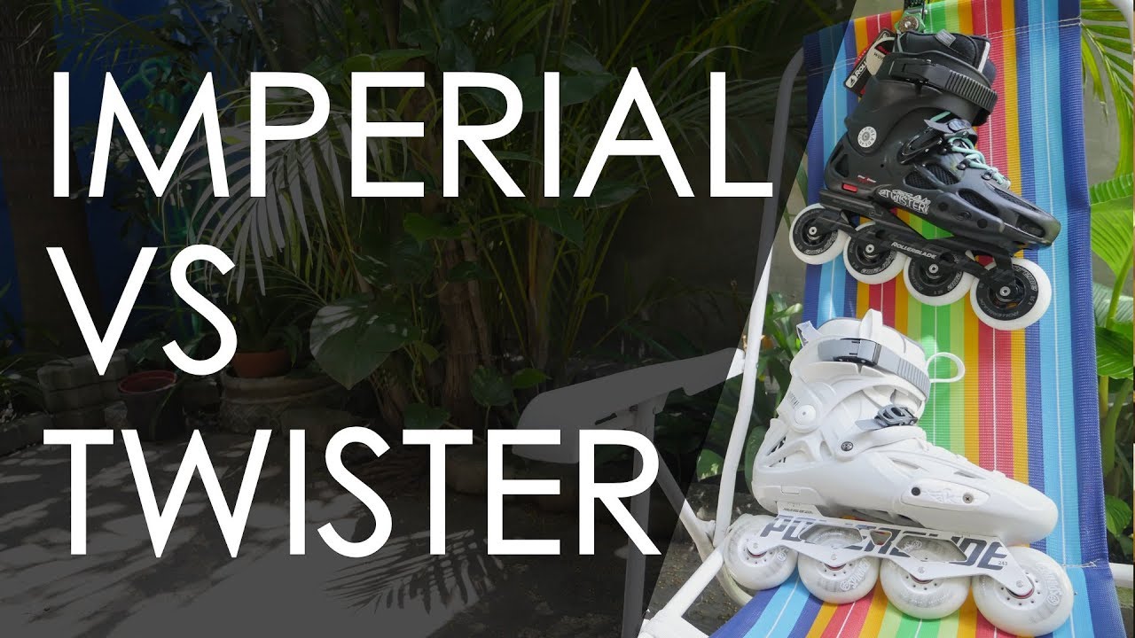 ROLLERBLADE TWISTER 80 VS POWERSLIDE IMPERIAL ONE 80 - INLINE SKATES REVIEW  // VLOG 191