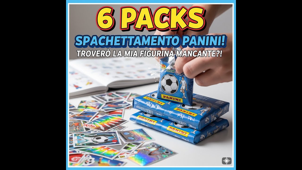 Apro 6 pacchetti dei Calciatori Panini ⚽ | Continua la collezione