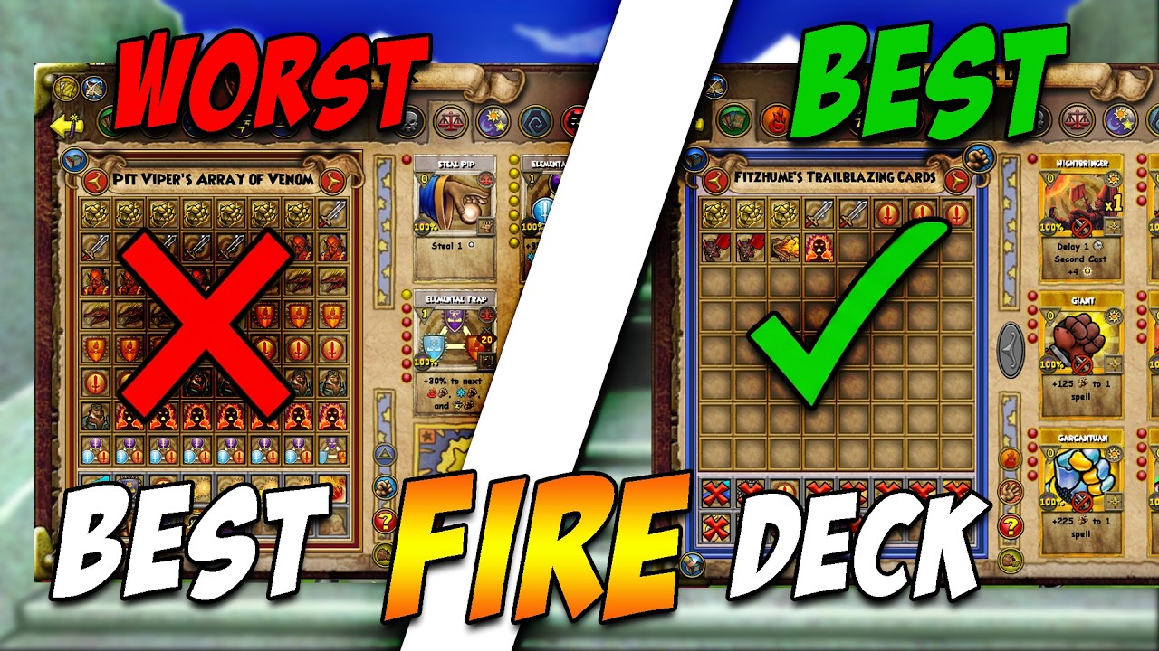 Полное руководство по огненной колоде для Wizard101