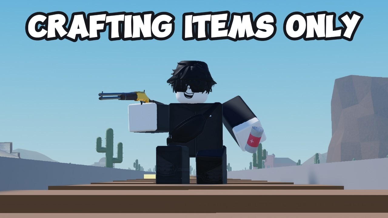 Beating Dead Rails Using ONLY Crafting Items!