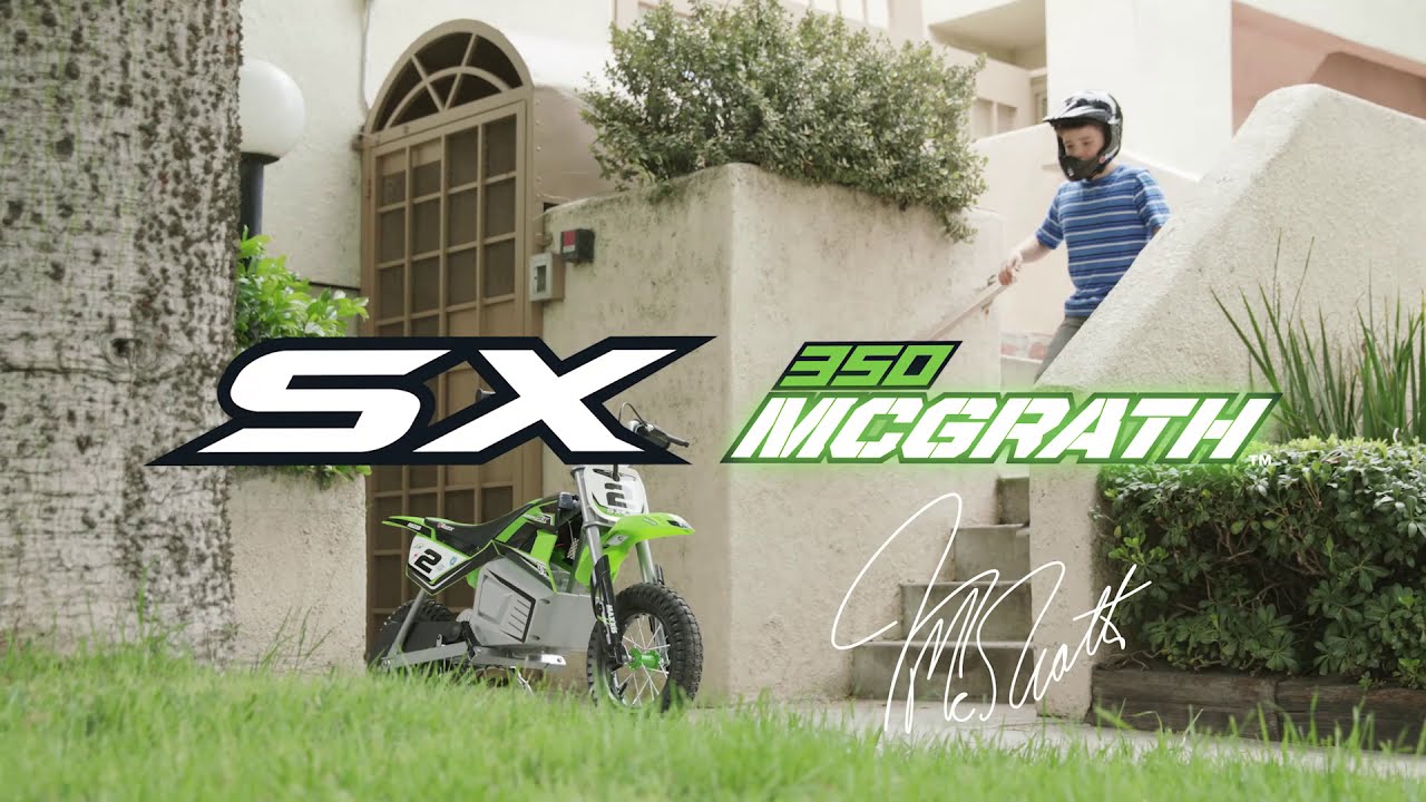 Razor SX350 McGrath Moto El&eacute;ctrica (Motocross), J&oacute;venes, Moto de Tierra, 64 kg, 13+