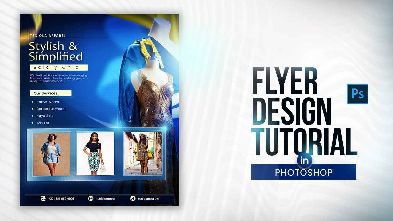Fashion Flyer Design In Photoshop