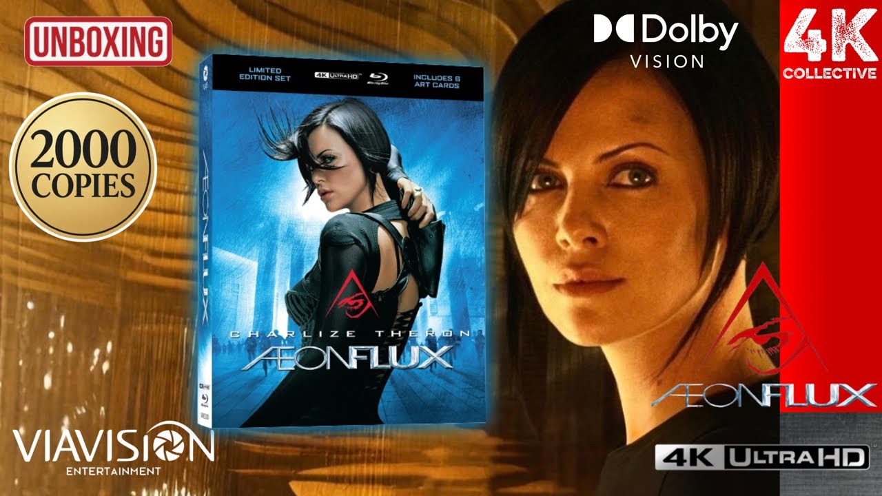 Aeon Flux ViaVision 4K UltraHD Blu-Ray Lenticular Limited Edition (2000) Unboxing