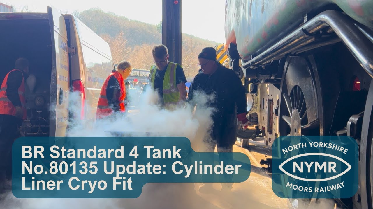 BR Standard 4 Tank No. 80135 Update: Cylinder Liner Cryo Fit