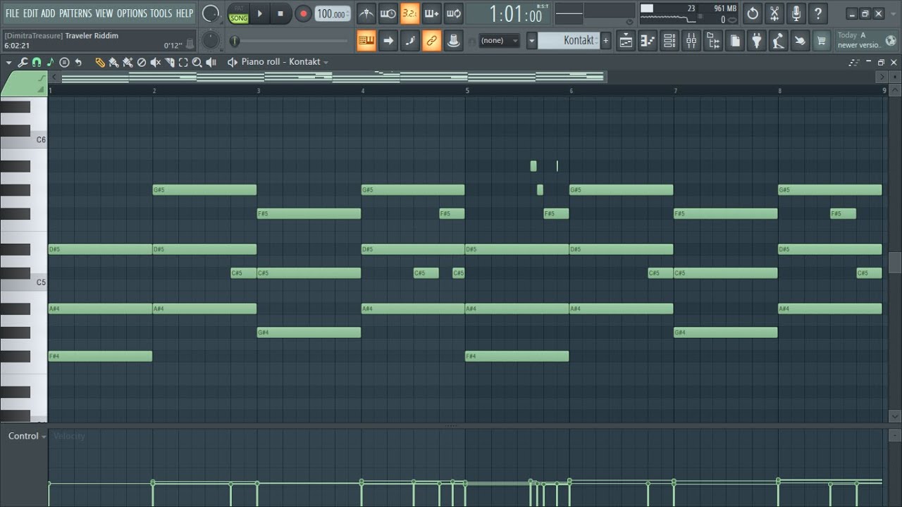 How To Make Dancehall Beat In Fl Studio 24 for BEGINNERS / Traveler Riddim  @1RenadoRecords