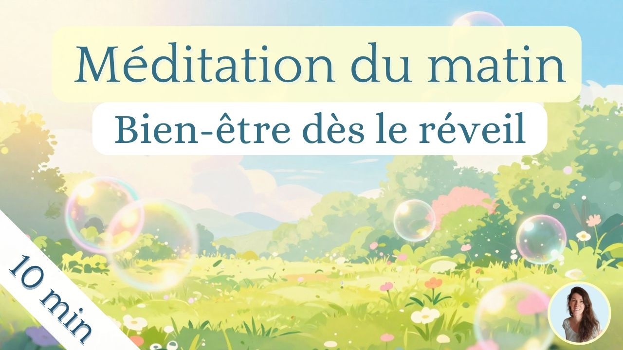 Méditation du matin – 10 min pour bien commencer sa journée | Bien-être & positivité (guidée)