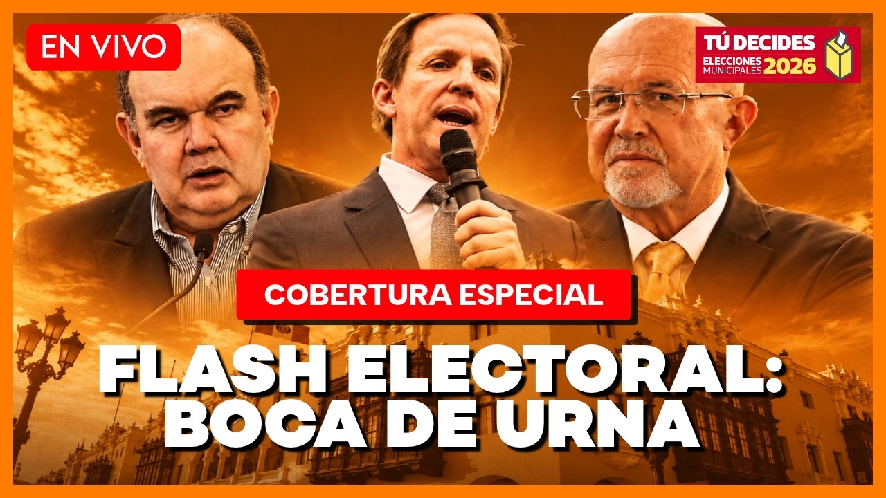 🔴 FLASH ELECTORAL EN VIVO: PRIMEROS RESULTADOS A BOCA DE URNA SEG&Uacute;N DATUM | Trome