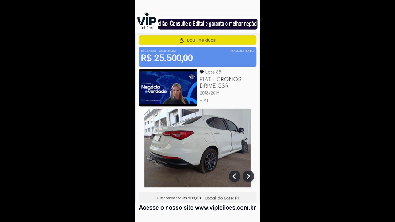 Vip Leilões convidou você