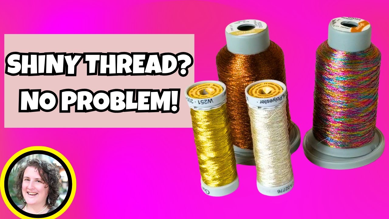 How to Sew with Holographic & Metallic Thread : Beginner Sewing Tutorial with Faodail Creation