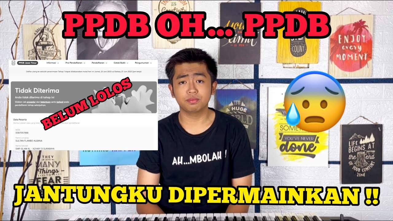 PPDB: TAKDIR BERKATA LAIN... | Ah... Mbolah ! Episode #40  | Vlog Episode #5