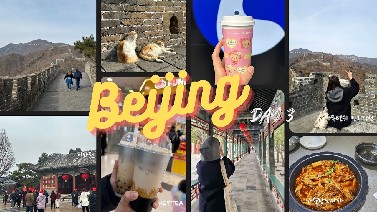 만리장성에서 슬라이드 타고 내려와 본 사람? 베이징 여행 마지막.무텐위 만리장성+이화원 투어 | 우마트 | 미니소 쇼핑