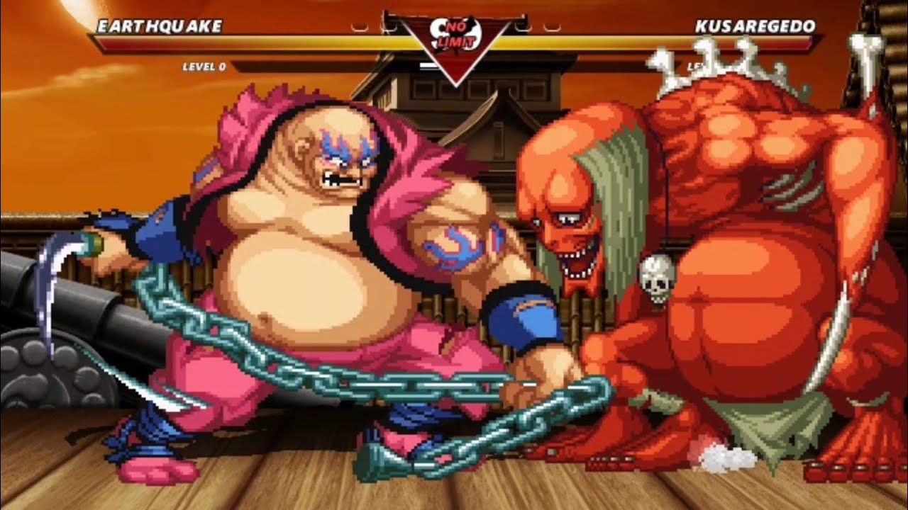 EARTHQUAKE VS KUSAREGEDO - AMAZING EPIC FIGHT BATTLE !