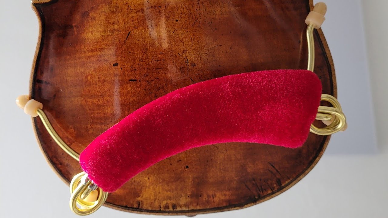 Fitting the fake Menuhin model shoulder rest