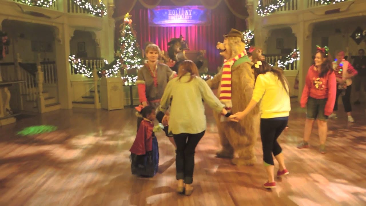 Kristoff and Little Anna dancing- Tommy and his little friend