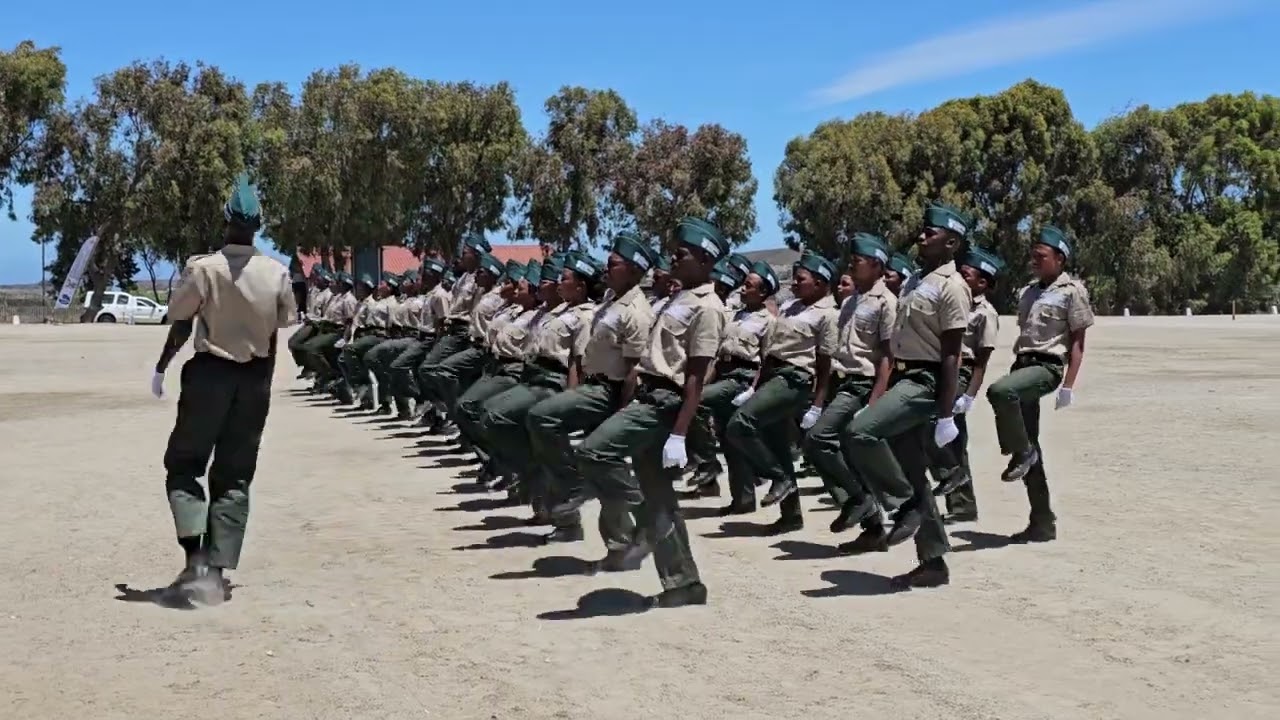 #NARYSEC pass-out parade at Saldanha Naval Base in Western Cape.