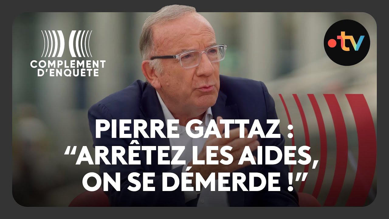Pierre Gattaz dans les fauteuils rouges de Complément d'enquête