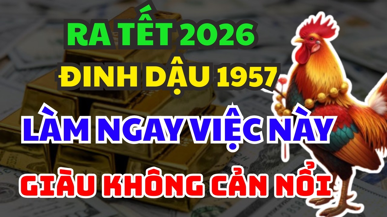 RA TẾT 2026, ĐINH DẬU 1957 LÀM 5 VIỆC NÀY ẮT NỔ LỘC ẦM ẦM,ĐỔI ĐỜI GIÀU CÓ PHÁT TÀI