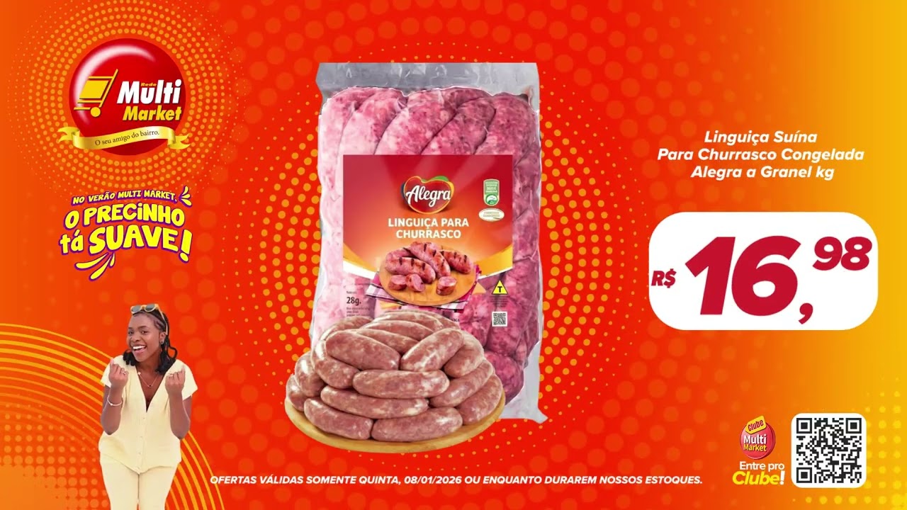 Ofertas Válidas somente Quinta 08/01/2026* - Rede Multi Market 