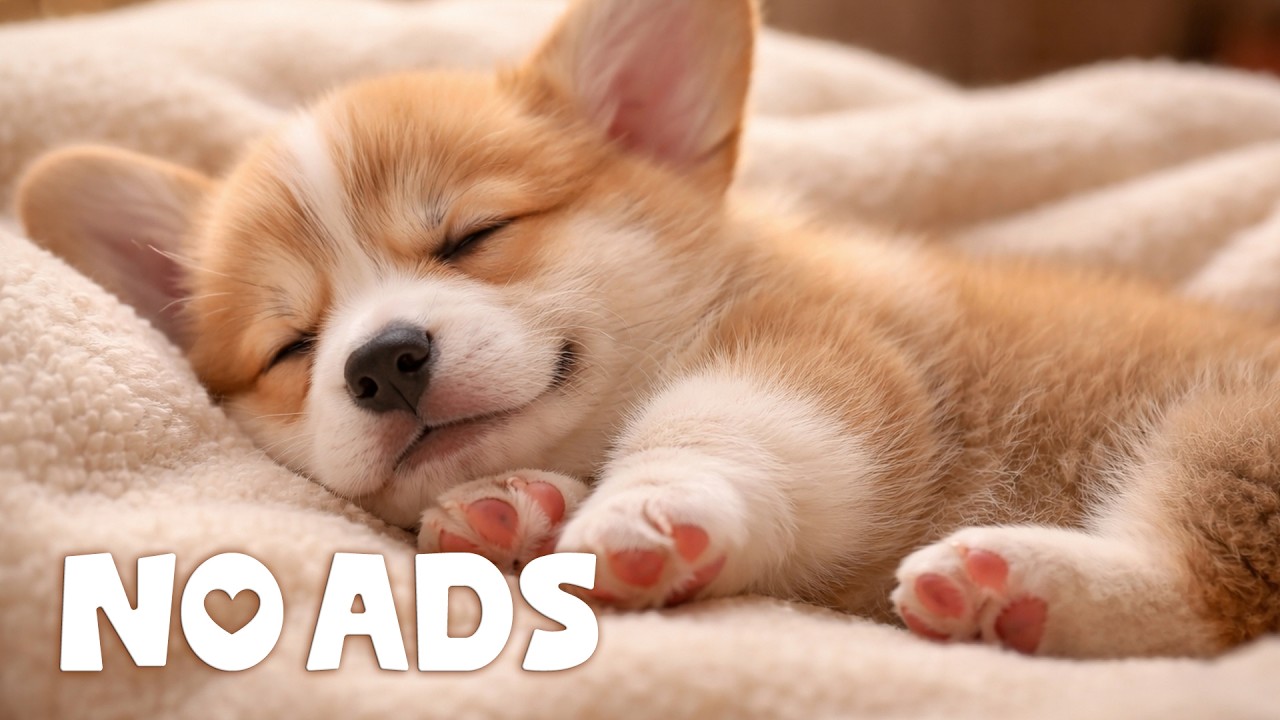 Corgi Puppy Sleep Music 🐶 | Soothing Relaxing Music for Dogs & Puppies