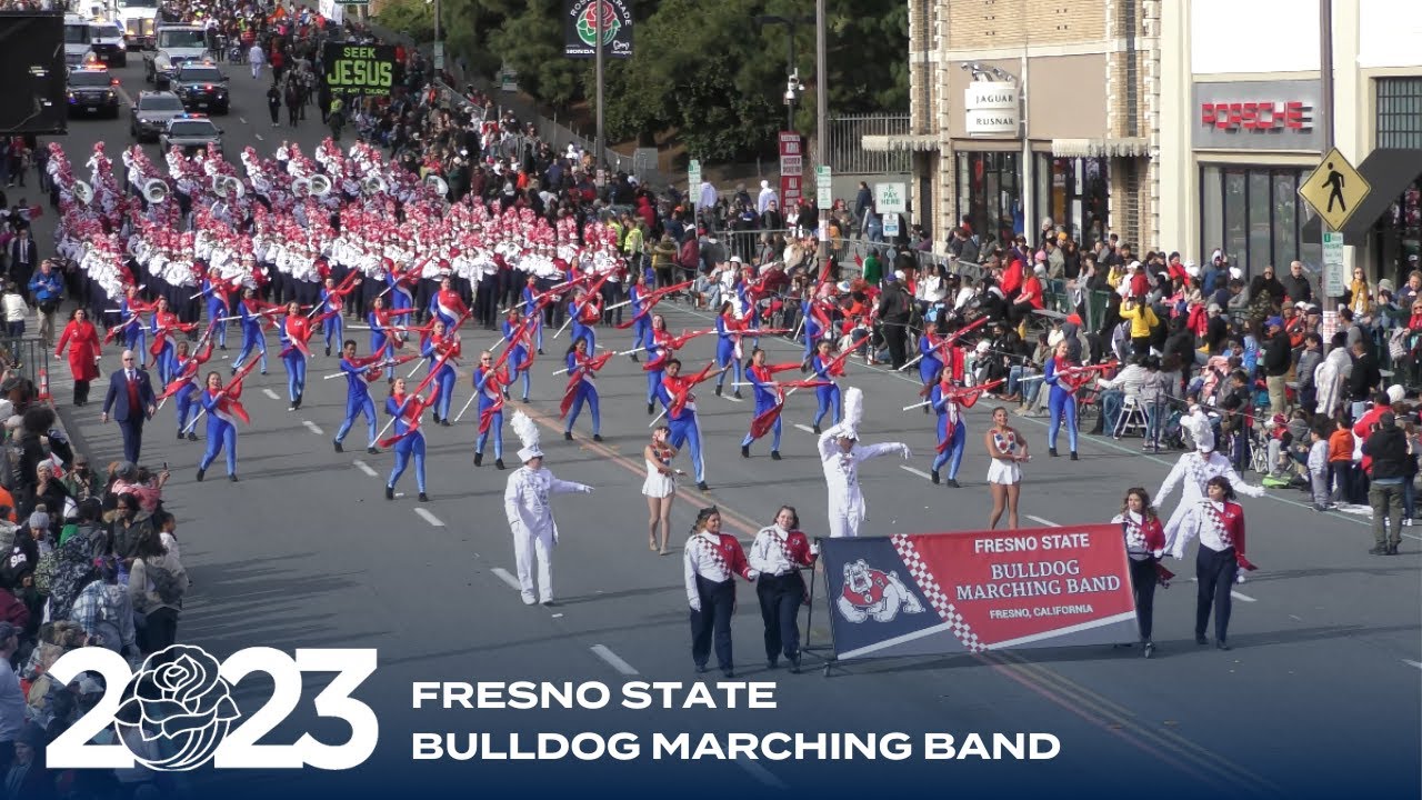 Fresno State Bulldog Marching Band - 2023 Pasadena Rose Parade