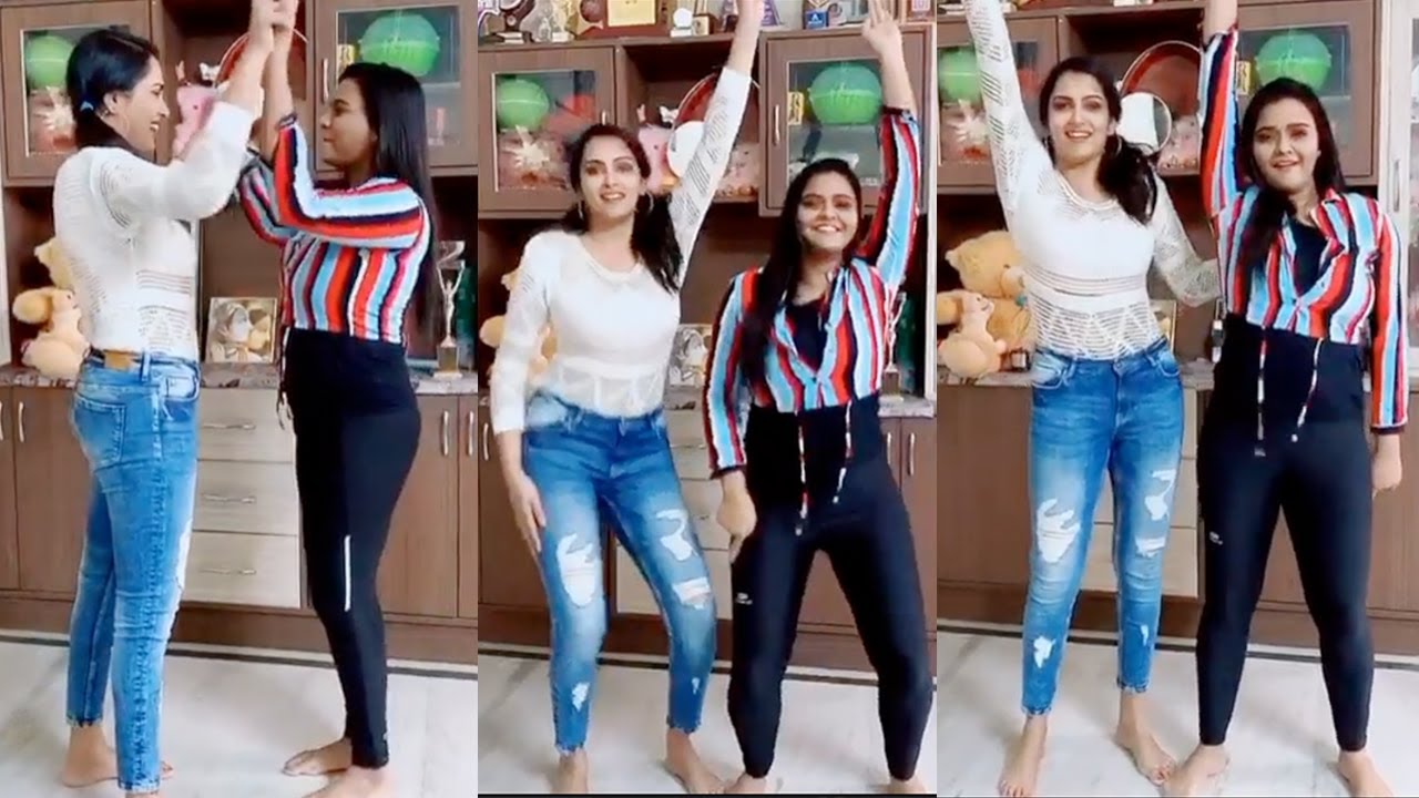 Bigg Boss Telugu Himaja and  Rohini Noni Funny TikTok Dance Video